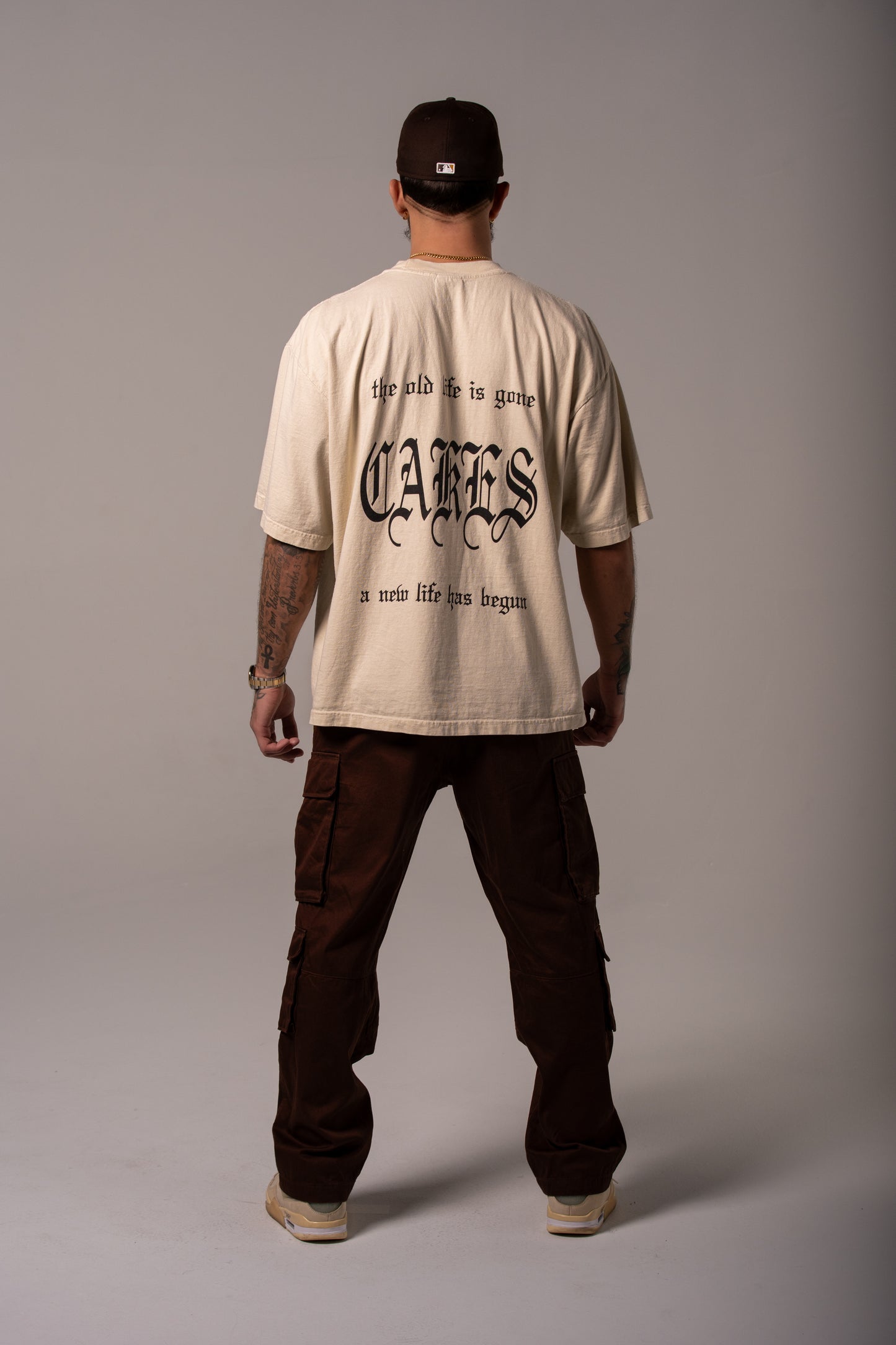 New Life Tee- Cream