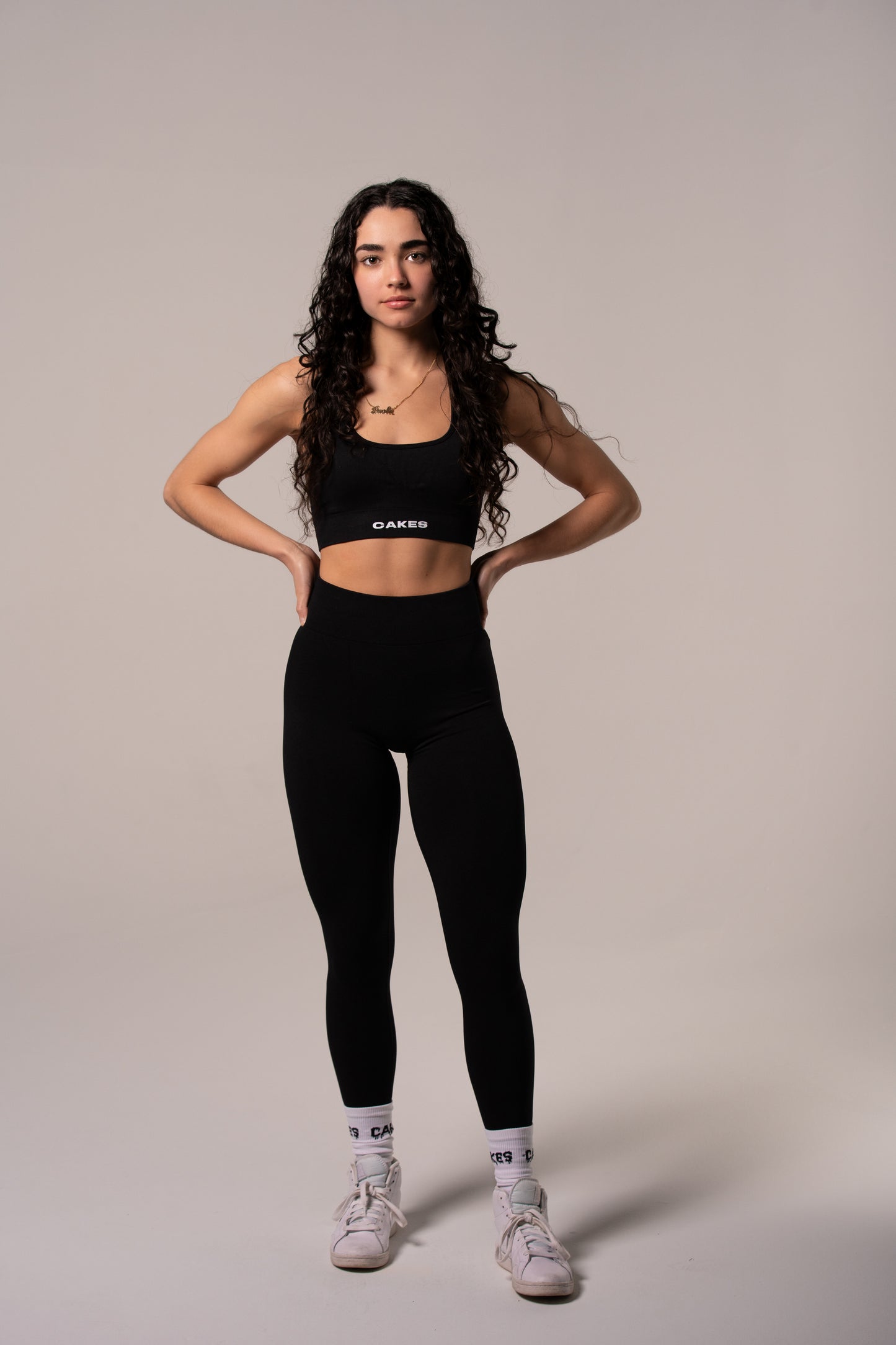 Gym Halter Top- Black