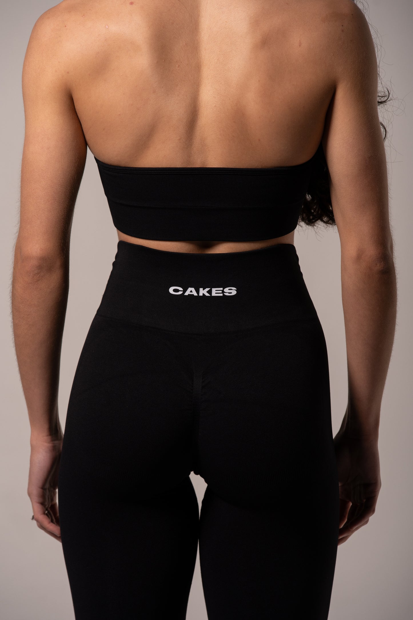 Gym Halter Top- Black