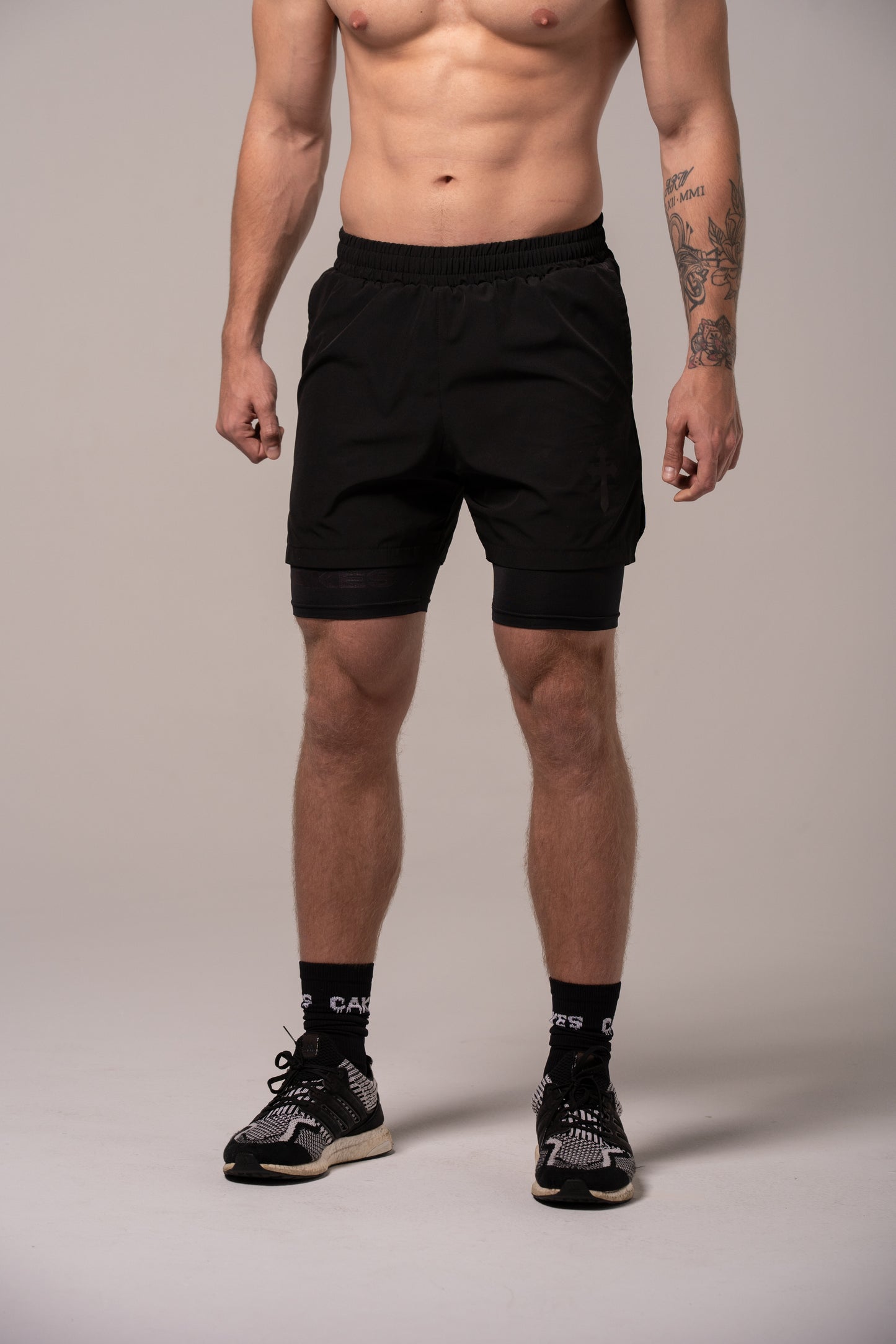 2-in-1 Shorts Black