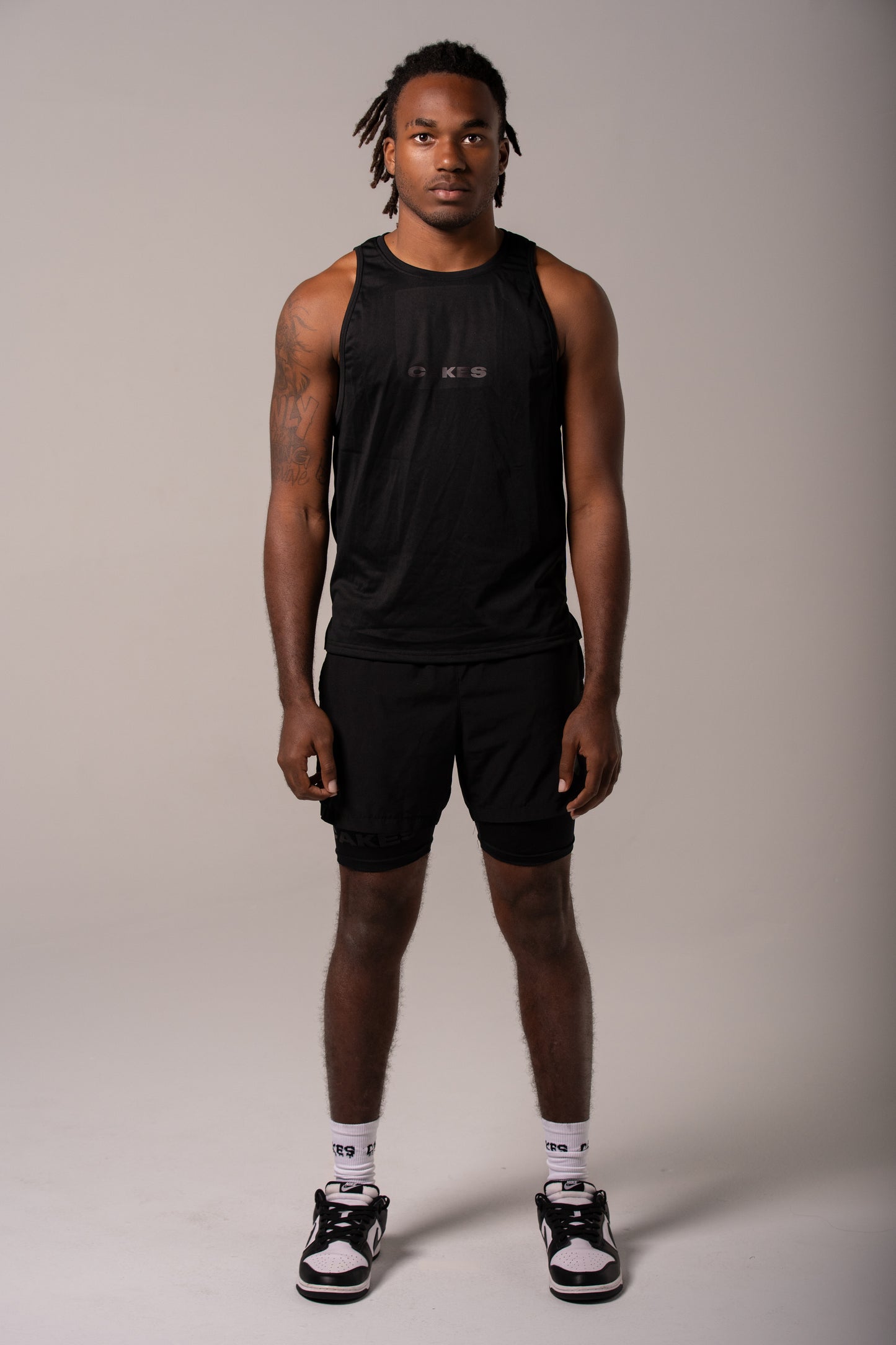 Athletic Tank Top- Black