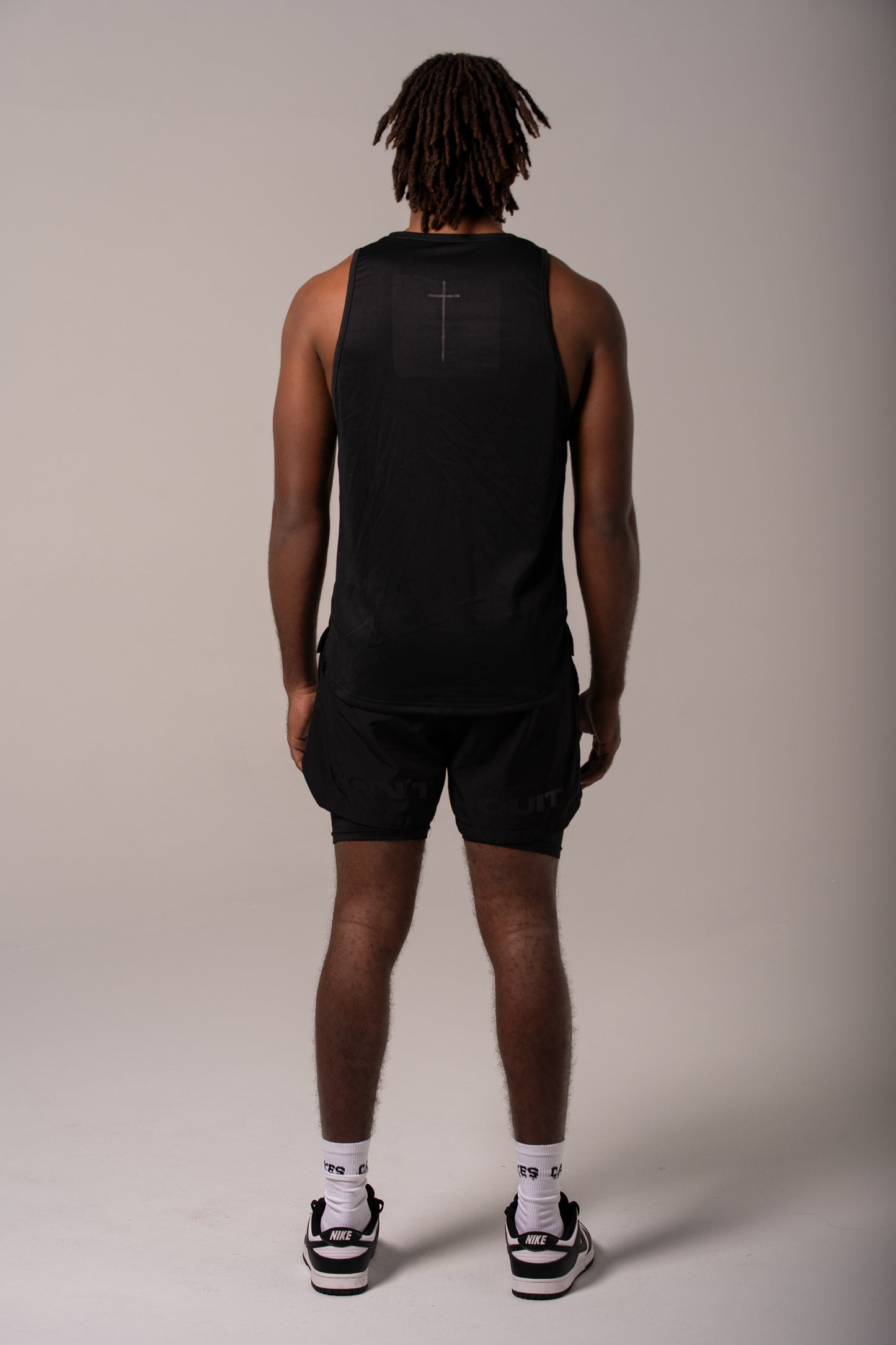 Athletic Tank Top- Black