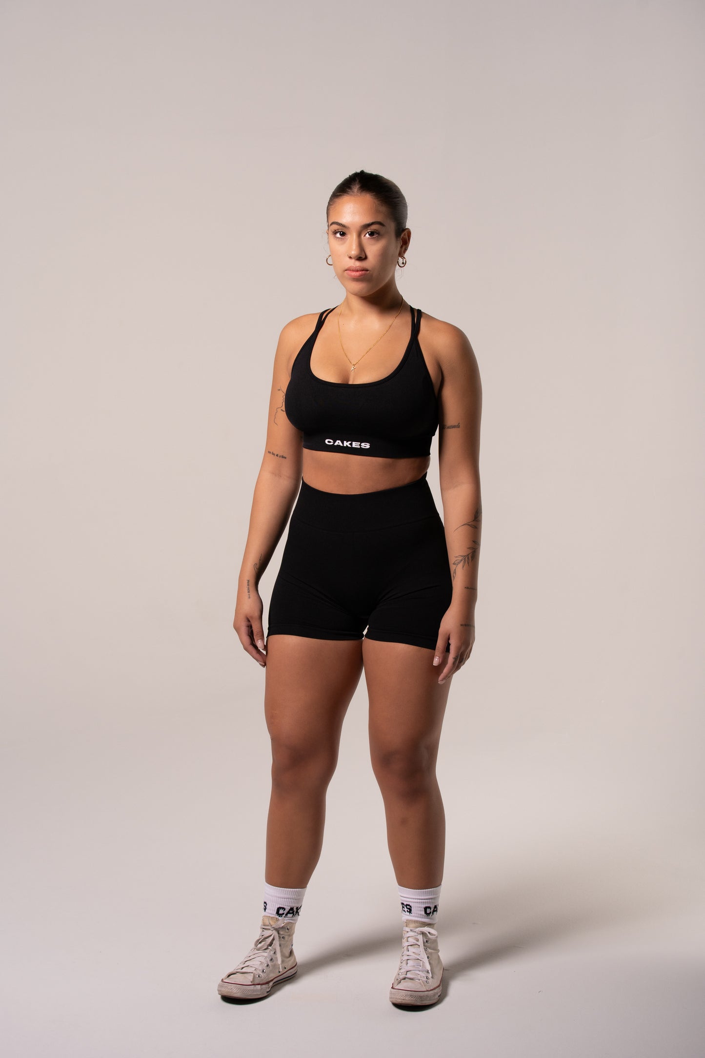 Gym Strap Top- Black