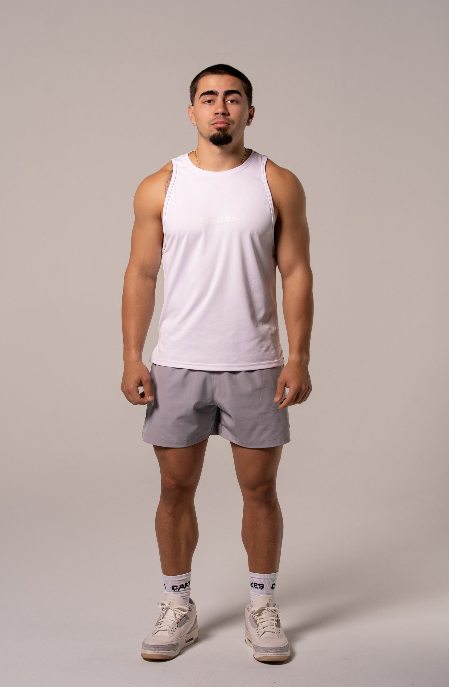 Athletic Tank Top- White