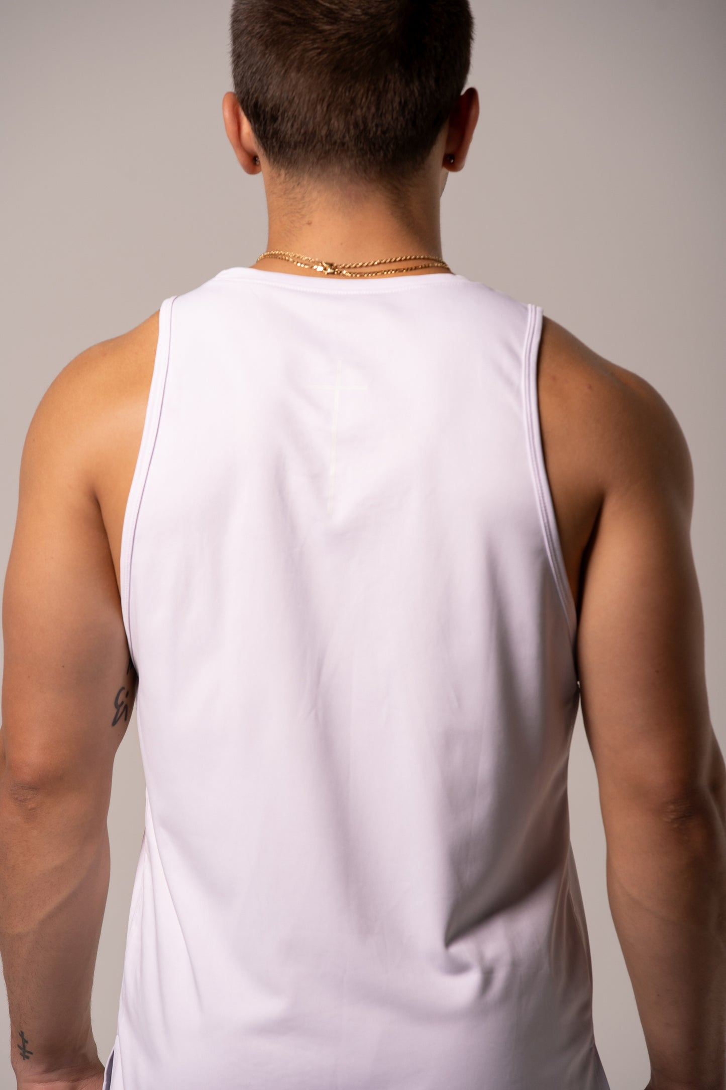 Athletic Tank Top- White