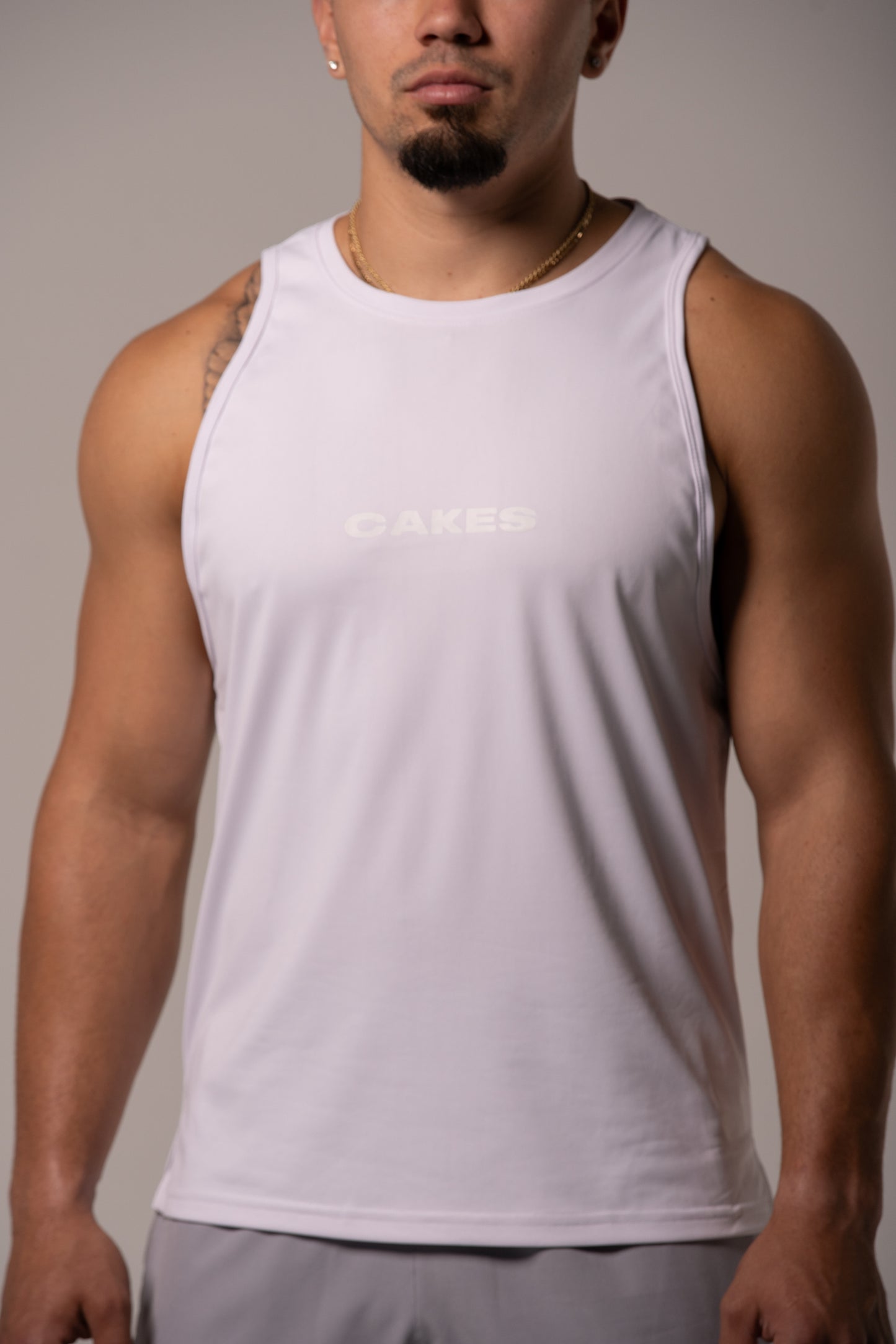 Athletic Tank Top- White