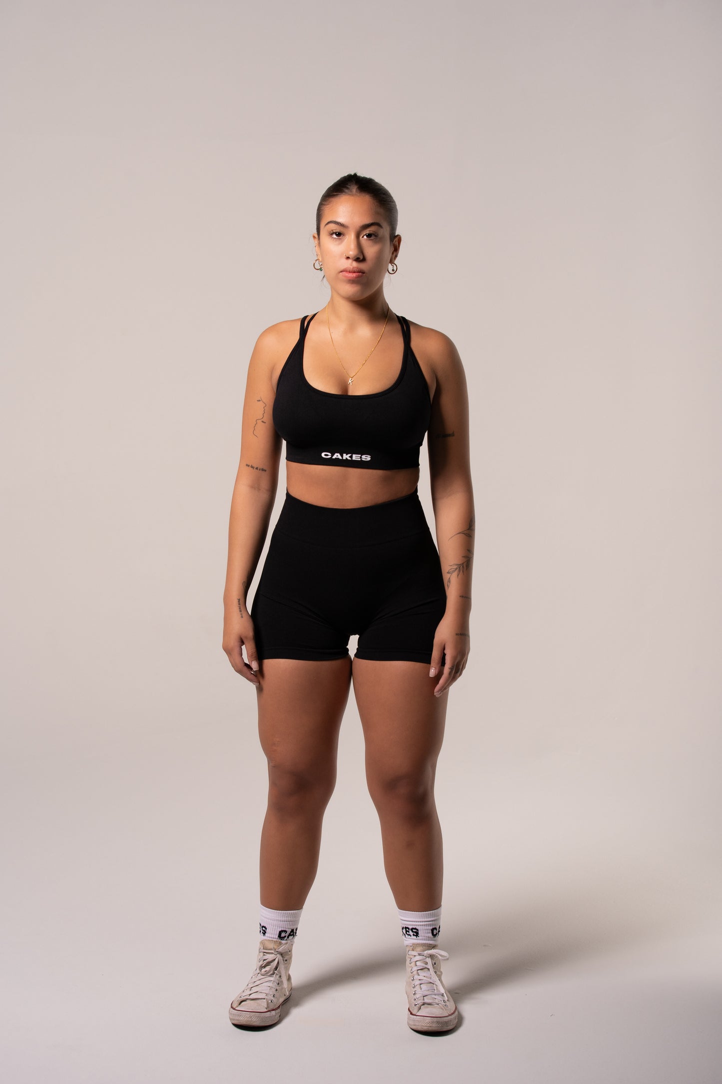 Gym Strap Top- Black